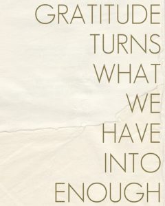gratitude